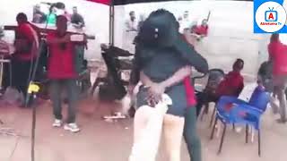 Gh lady Dance naked with a man after the final fun