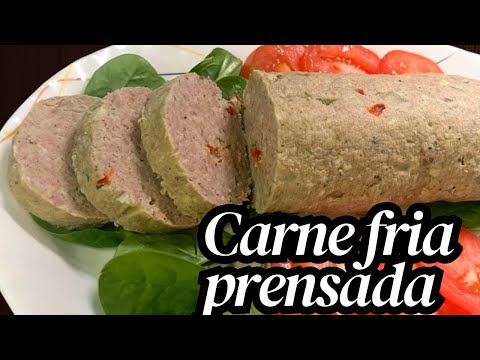 Carne fría prensada Cubana | Cuban cold meat roll | Receta Cubana #Carnefriacubana