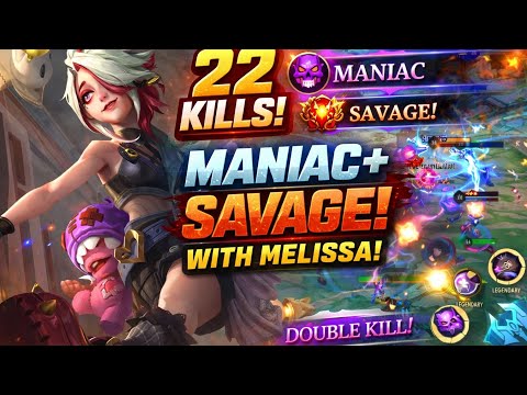 22 Kills with Melissa || Maniac+ Savage || Top1 Build || Legend Rank 
