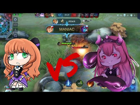 GUINEVERE MANIAC GAMEPLAY||MOBILE LEGEND BANGBANG||GUINE VS SELENA