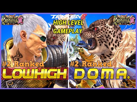 T8 ▰ LOWHIGH (#2 Ranked Bryan) Vs DOMA (#2 Ranked Armor King) ▰ Tekken 8 High Level Gameplay