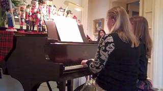 Jade Donahue-duet of Up on the Housetop (Hanby, arr. by Faber)