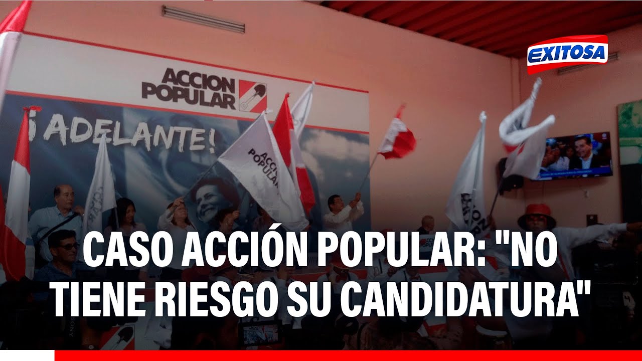 🔴🔵 Caso Acción Popular: "No tiene riesgo su candidatura", indica especialista