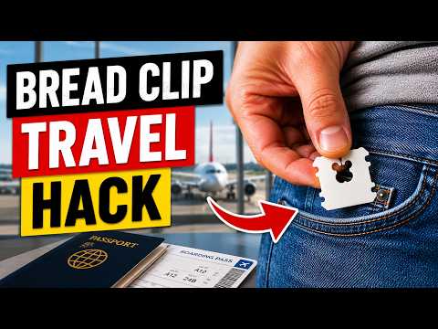 Always Keep a BREAD CLIP in Your Pocket When You Travel — Here's Why! (Genius Travel Hack)