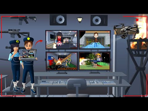 Yuta Mio Panicked After CCTV Recorded All ANOMALY Pup Grave Destroy City‼️ SAKURA SCHOOL SIMULATOR