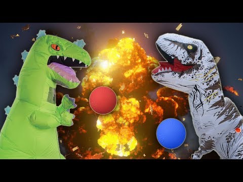 Reptar VS White Rex -  Dodgeball Edition
