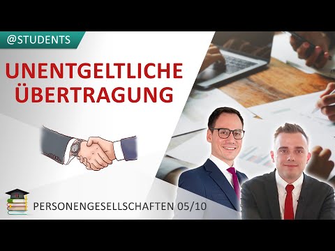 Unentgeltliche Schenkung/Vererbung von Betriebsvermögen (§ 6 Abs. 3) | Personengesellschaften 5/10