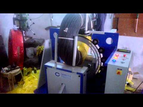 Round Drip Pipe Coil Wrapping Machine