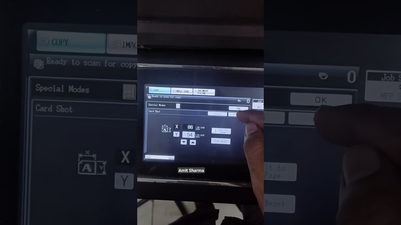 Sharp MX-M464 ID Card Photocopy || Amit Sharma