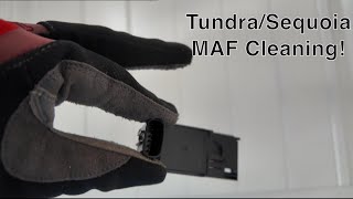 How Clean Your Mass Airflow Sensor (MAF) On A 5.7L Toyota Sequoia/Tundra!