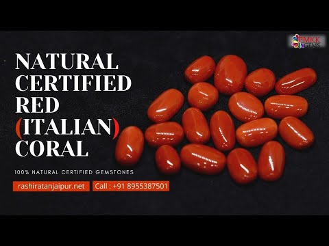 Natural japani red coral ring