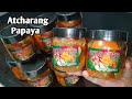 Atcharang Papaya na pang negosyo recipe Madiskarteng Nanay by mhelchoice