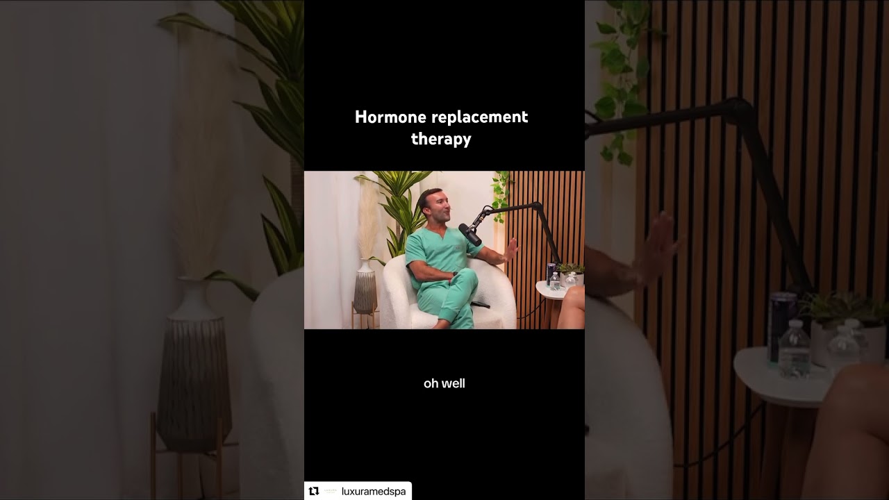 Hormone replacement  therapy. #LuxMensClub