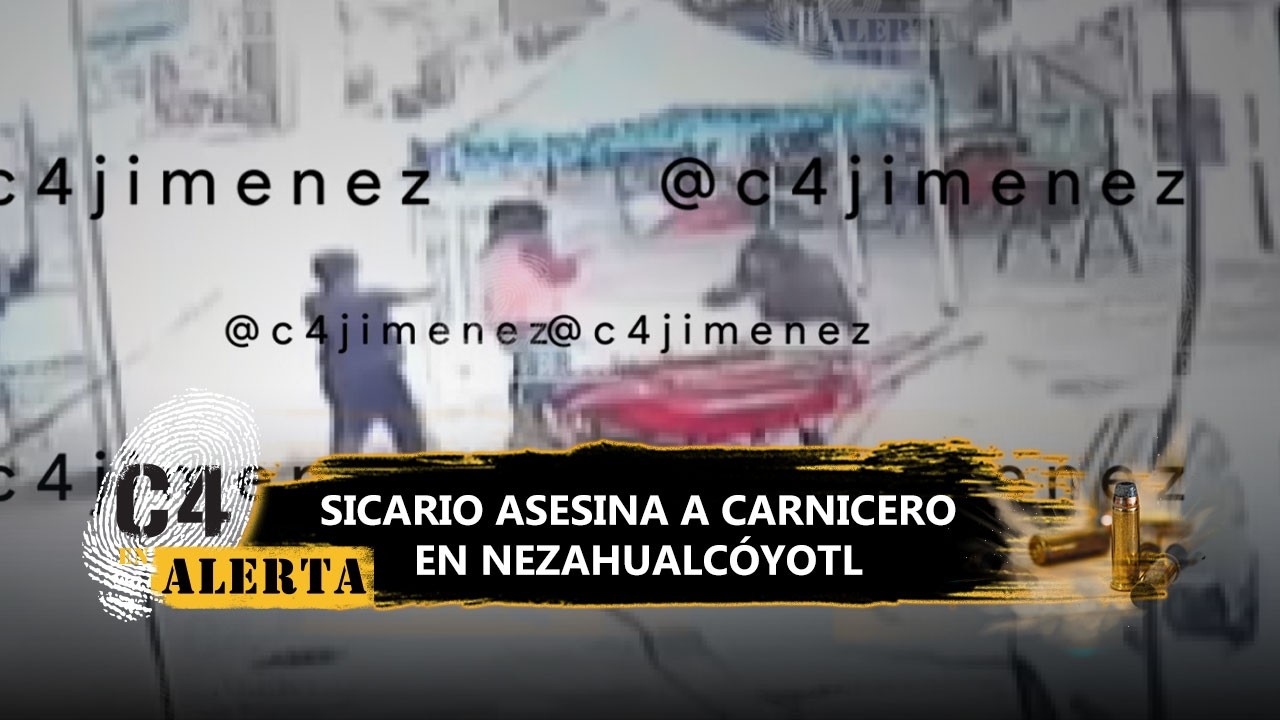 Gustavo, carnicero, es asesinado a balazos en mercado de Nezahualcóyotl; agresor sigue libre