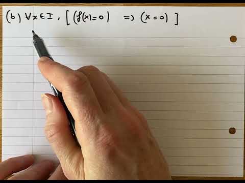 Mathematical language, quantifier, functions: translate into French [Mathematical logic]