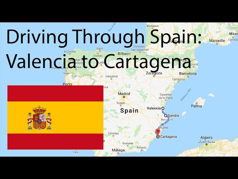 Driving in Spain: Valencia to Cartagenia