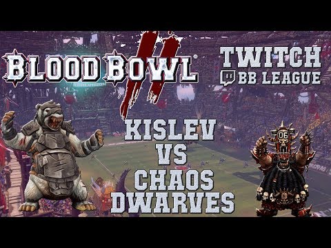 Blood Bowl 2 - Kislev (the Sage) vs Chaos Dwarves (Steave) - TBBL S11G7