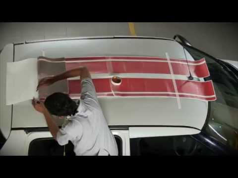 How to apply Racing Stripes on Cars - 3M 1080 Wrap Series Film