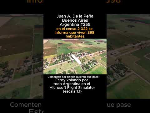 Juan A. de la Peña, Buenos Aires desde el Microsoft Flight Simulator #juanadelapeña #buenosaires