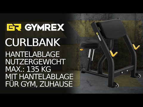 Video - Curlbank - Hantelablage - Sitz 42 x 26 cm