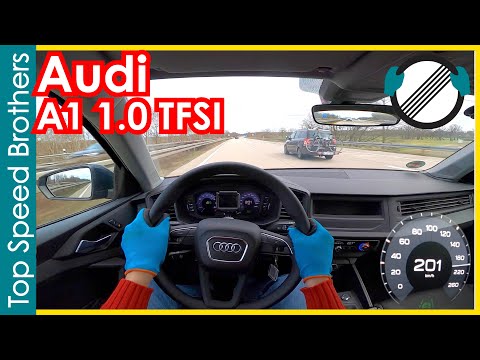 Audi A1 25 TFSI (2018) AUTOBAHN POV TOP SPEED 🚀 #TopSpeedBrothers