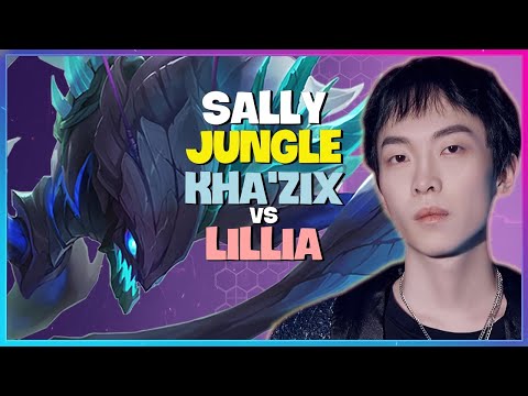 Master Kha'Zix Jungle: Sally's Flawless Challenger Execution | Engsub