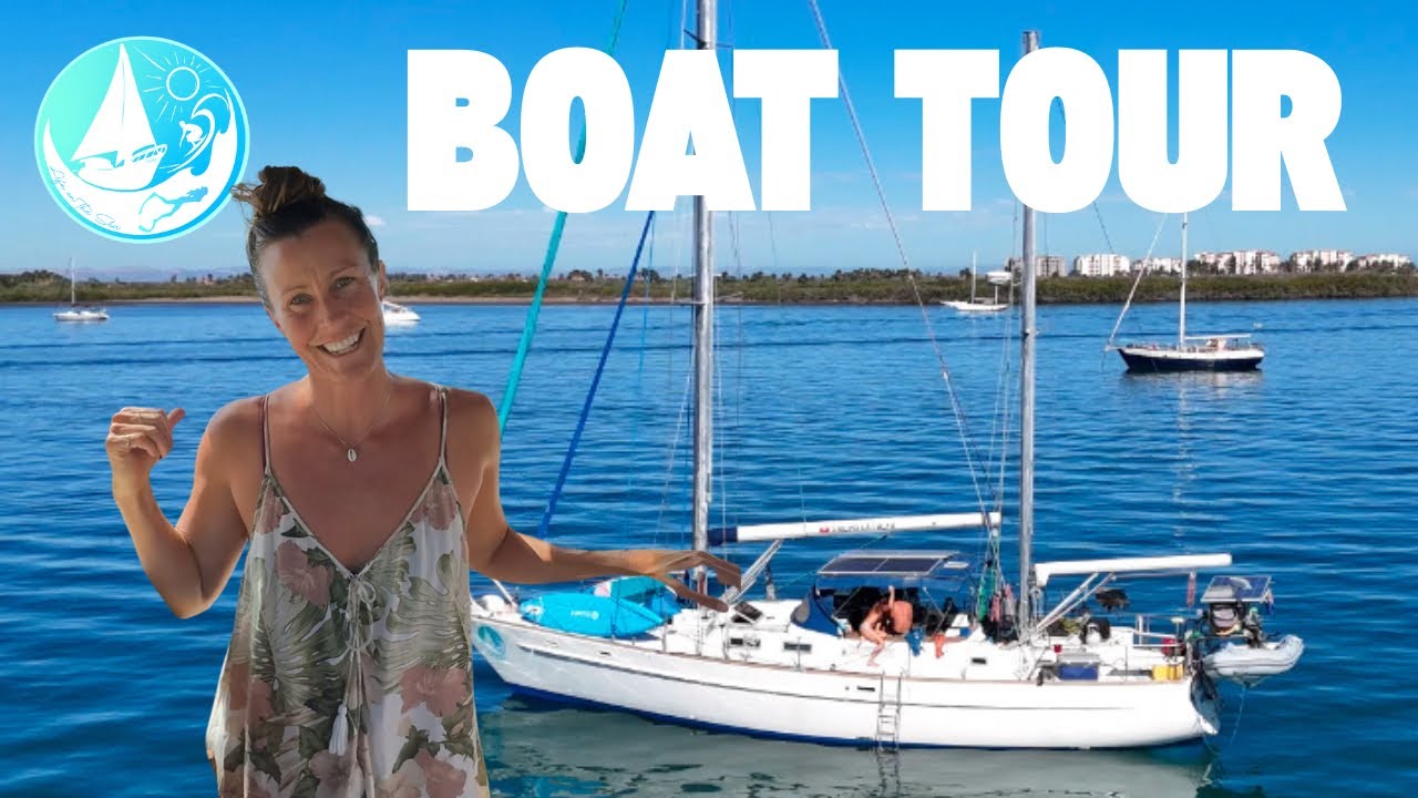 BOAT TOUR of our Pearson 530 Sailing boat