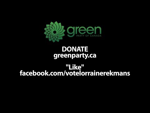 Help Lorraine Spread the Green Party Message