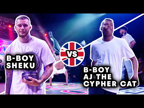 B-Boy Sheku vs. B-Boy AJ the Cypher Cat | Red Bull BC One Cypher UK 2021