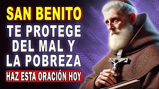 Oracion a SAN BENITO✝️para alejar malas personas envidias,brujeria,maldad,expulsar problemas pobreza