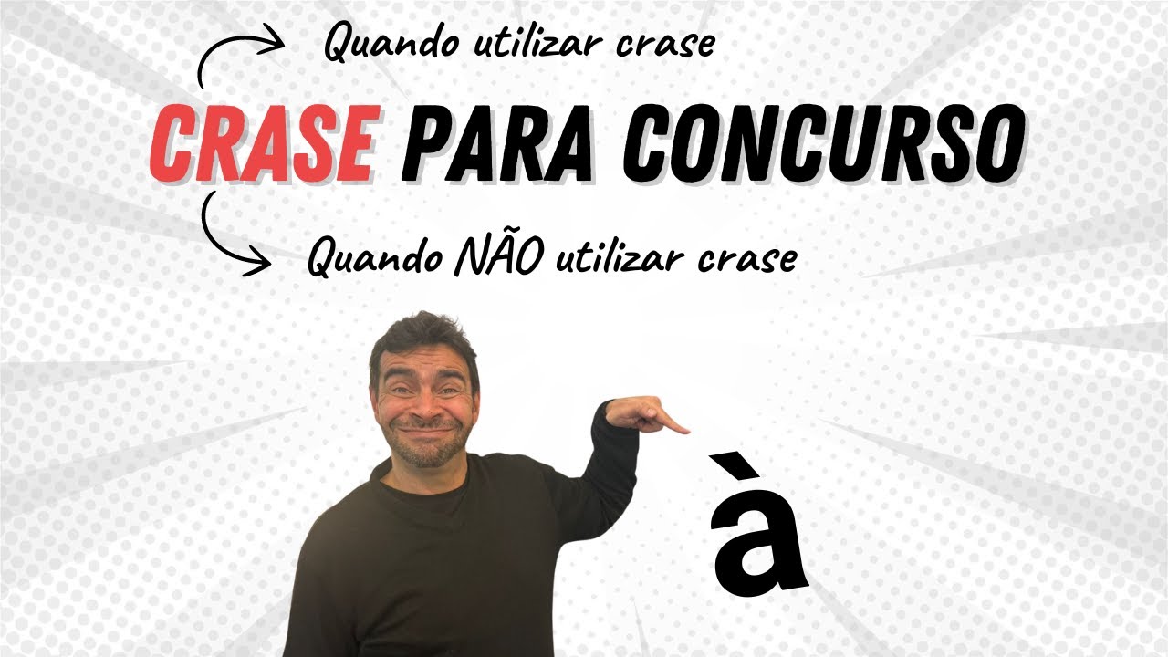 CRASE para concurso público - Aula direto ao ponto!