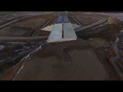 Autostrada A1, Lugoj-Deva, Lot 3, Nod Rutier Grind - Pasaj CF - Pod Mureș (10 decembrie 2017)