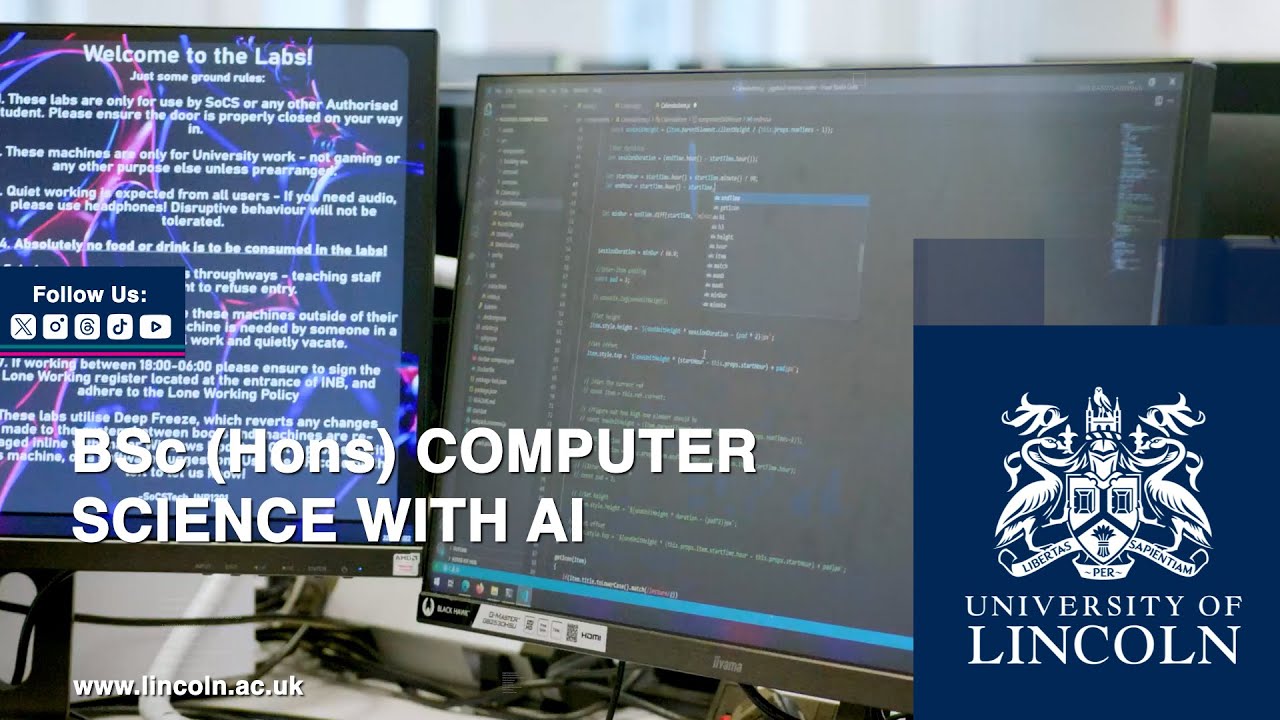 Shape the Future of Technology: BSc Computer Science with AI | University of Lincoln