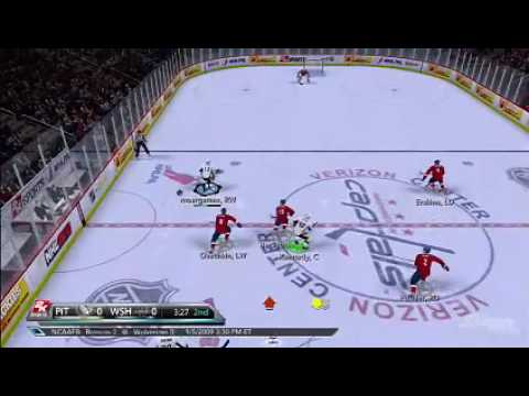 NHL 2K10 - Team Up Penguins vs Capitals Part 2
