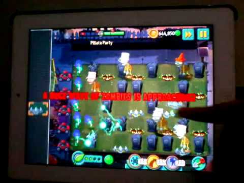 Plants vs Zombies 2 Piñata Party 7/5/14 Light Hits