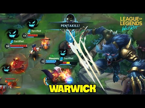 Wild Rift WARWICK Montage - Best WARWICK Plays | LoL Wild Rift Montage