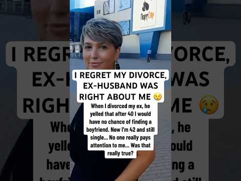 42 y.o but my Ex-Husband knew I would be alone for ever 😢😩 #datingafterdivorce