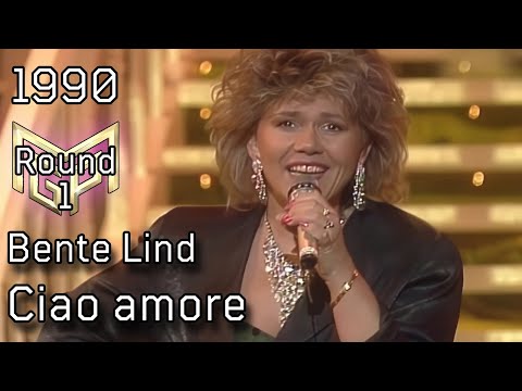 Melodi Grand Prix 1990 – D. Ciao amore – Bente Lind