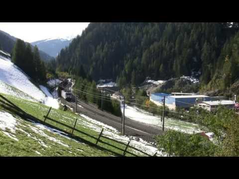 Brennerbahn im Oktober 2013 Teil 1: Matrei, Wolf, Stafflach und St.Jodok