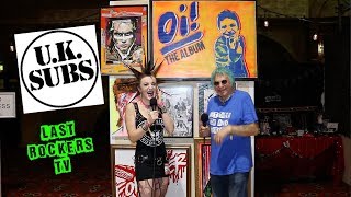 UK SUBS: NEW MUSIC + CHARLIE'S FAMOUS WHISTLE interview at Rebellion 2018