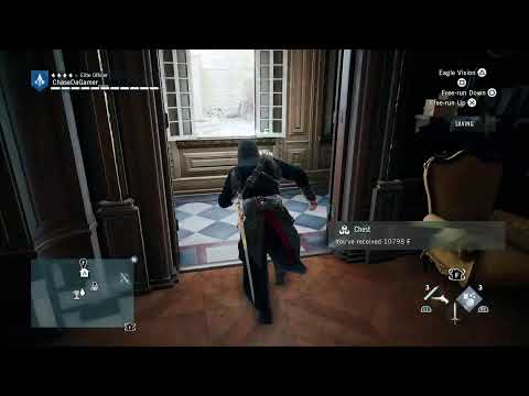 Assassins Creed Unity - Pt 63 - Collecting All Chests & Cockades in Versailles (Trophies)
