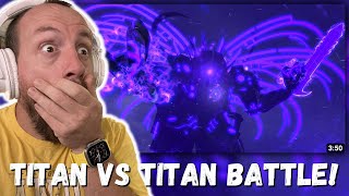 INSANE TITAN VS TITAN BATTLE! the skibidi wars 98 (FAN MADE) REACTION!!!