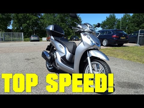 Honda SH300 TOP SPEED!