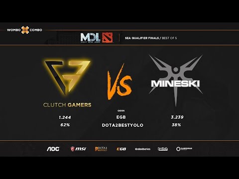 Clutch Gamers vs Mineski MDL SEA Qualifiers Grandfinals Game 2