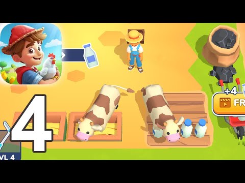 Little Farm Story: Idle Tycoon Gameplay Walkthrough Part 4 (iOS Android) - YouTube