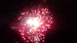preview picture of video 'Fireworks over The Graeagle Mill Pond, 2013'
