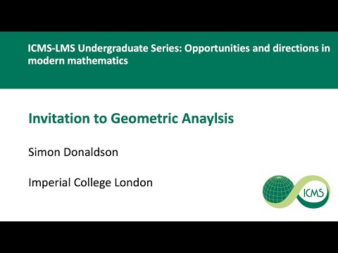 Imperial and Stony Brook Invitation to Geometric Analysis, Simon Donaldson, 24/02/2022