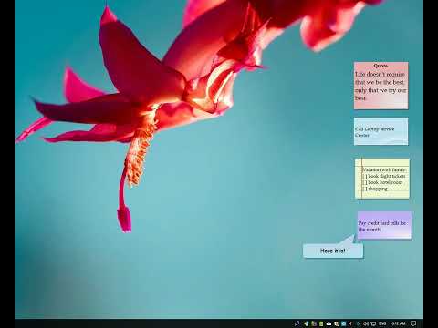 Syncing sticky notes between devices