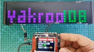 YouTube Subscriber Counter (Raspberry Pico W+Ws2812)#trending #rp2040