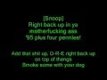 Dr. Dre feat. Snoop Dogg - Still Dre (Lyrics ...